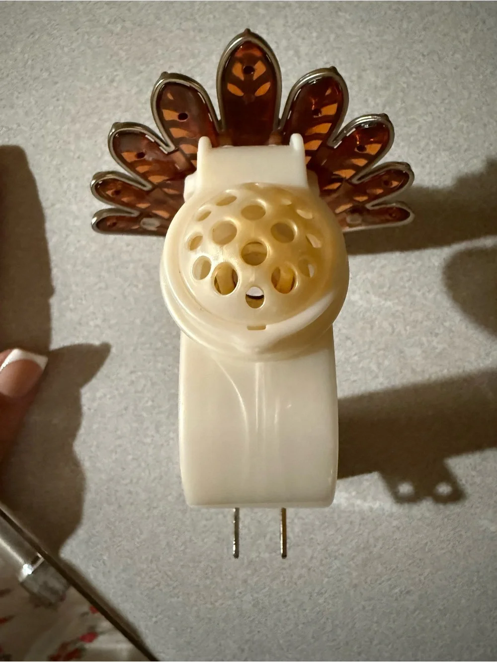 Bath & Body Works Metallic Bronze and Black Turkey Nightlight